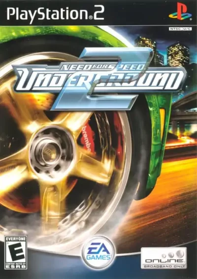 Need for speed - underground 2 ps2 cover