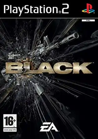 Black PS2 Cover