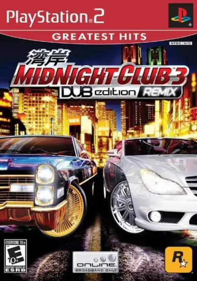 Midnight Club 3 PS2 Cover