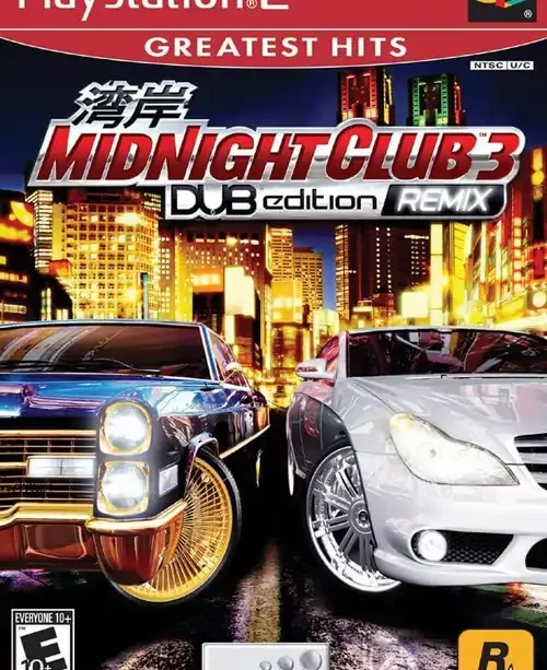 Midnight Club 3 PS2 Cover