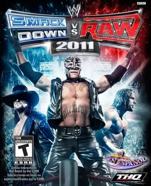 WWE 2011 PS2 COVER