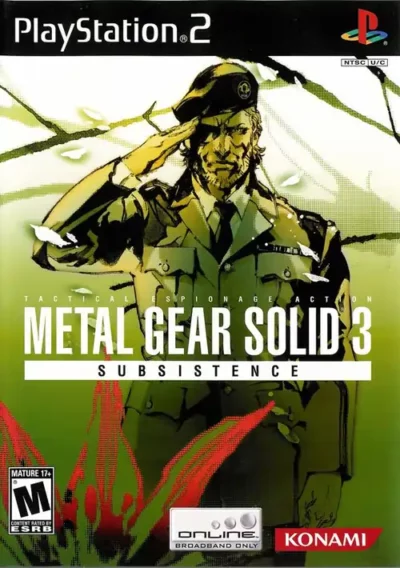 metal gear solid 3 subsistence cover
