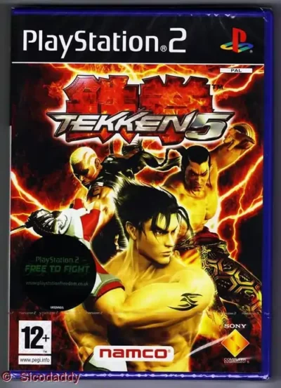 Tekken 5 PS2 Cover