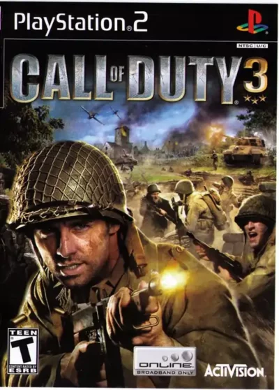 Call Of Duty 3 PS2 Cover