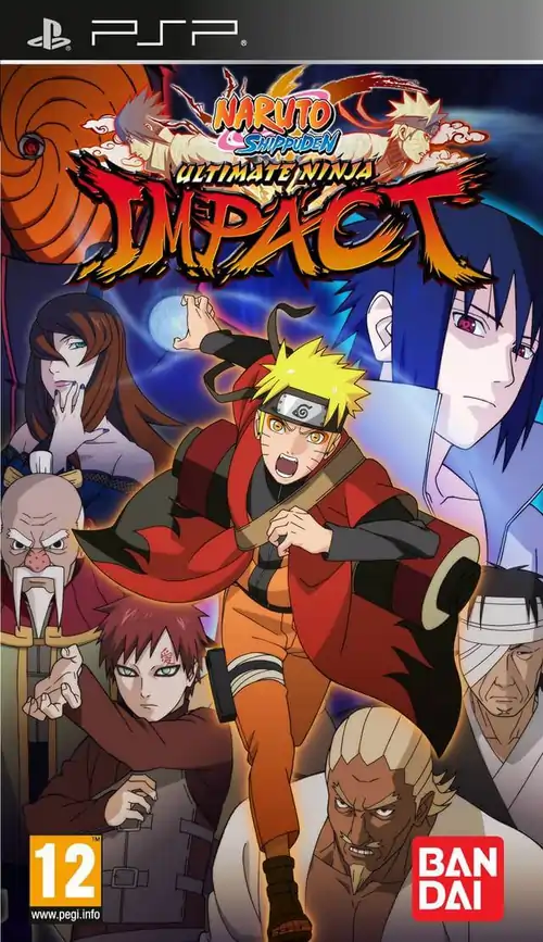 Naruto Shippuden Ultimate Ninja Impact PSP Cover