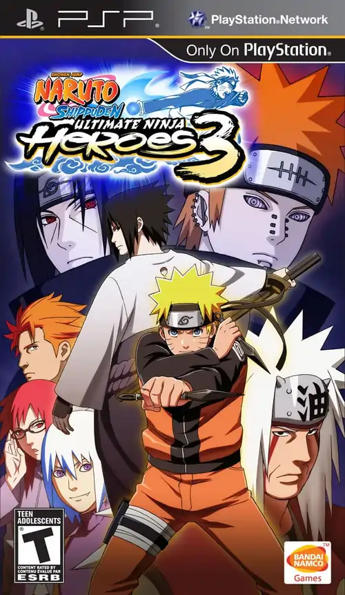 Naruto Shippuden – Ultimate Ninja Heroes 3 PSP Cover