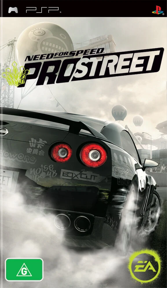 Need for Speed ProStreet PSP Cover