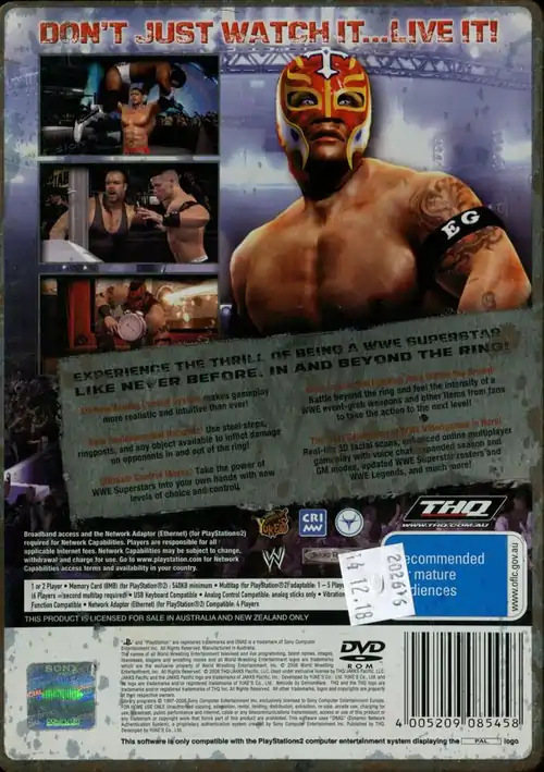 WWE SmackDown vs. Raw 2007 Cover