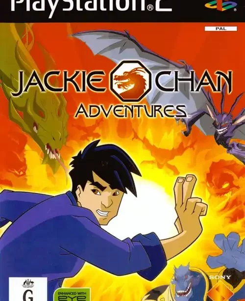 jackie chan adventures playstation 2 front cover