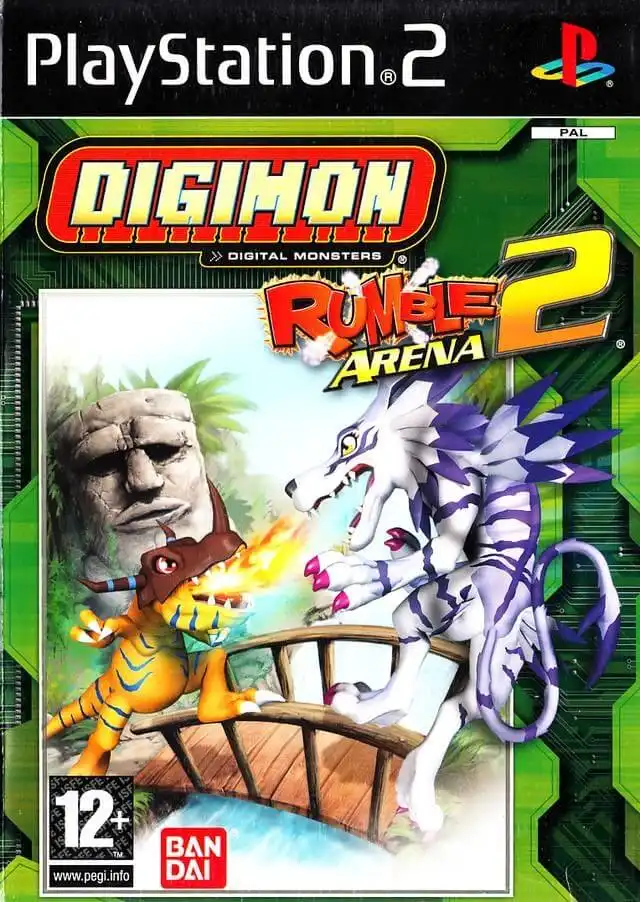 Digimon Rumble Arena 2 PS2 Cover