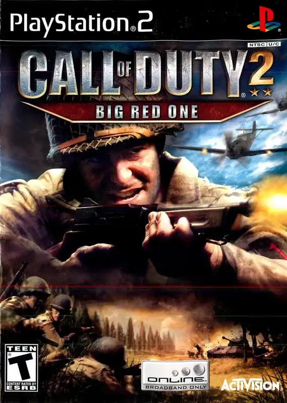 Capa Call of Duty 2 – Big Red One PS2