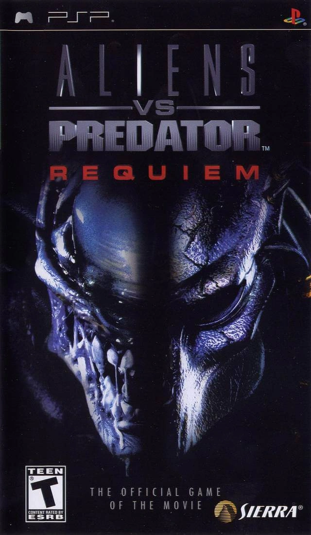 Capa de Aliens vs. Predator – Requiem para PSP