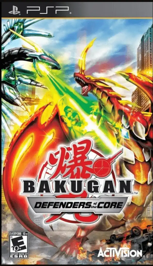 Bakugan Battle Brawlers – Defenders of the Core PSP Cover