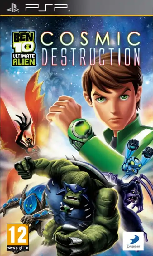 Ben 10 Ultimate Alien Cosmic Destruction PSP Cover
