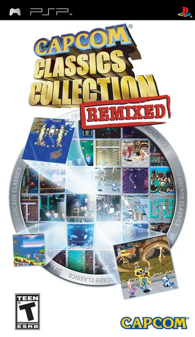 Capcom Classics Collection PSP Cover