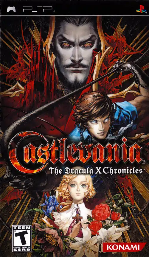 Castlevania – The Dracula X Chronicles PSP Cover