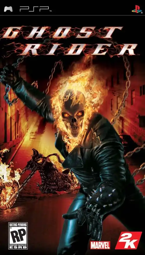 Ghost Rider PSP Cover