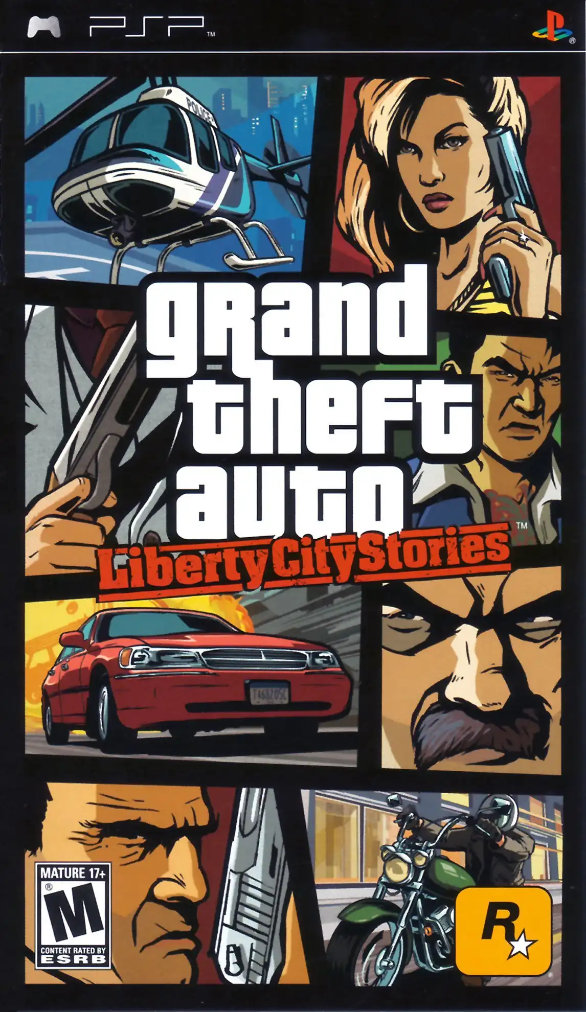 Grand Theft Auto: Liberty City Stories PSP Cover