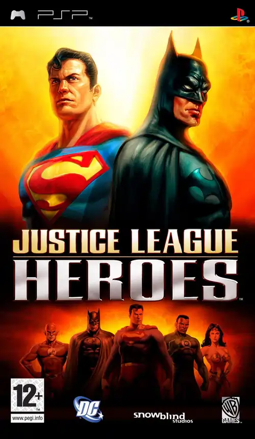 Justice League Heroes PSP Cover