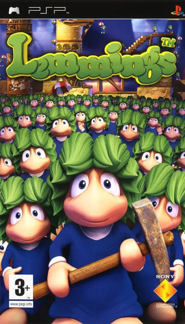 Lemmings PSP Cover