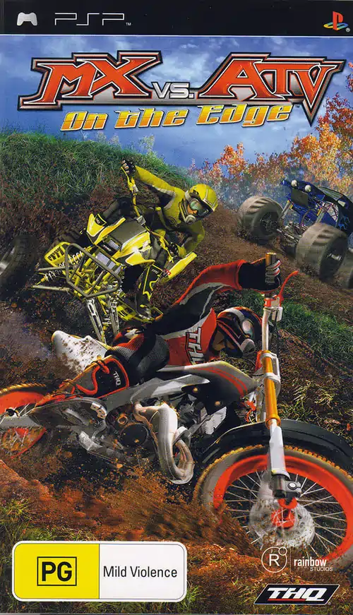 MX vs. ATV On the Edge PSP Cover