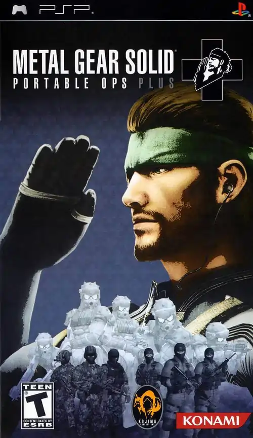 Metal Gear Solid – Portable Ops Plus PSP Cover