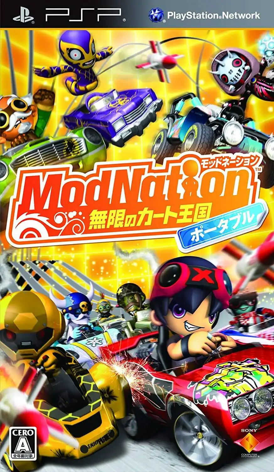 ModNation Racers PSP Cover
