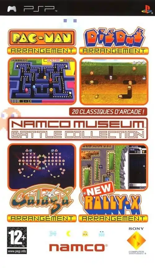 Namco Museum Battle Collection PSP Cover