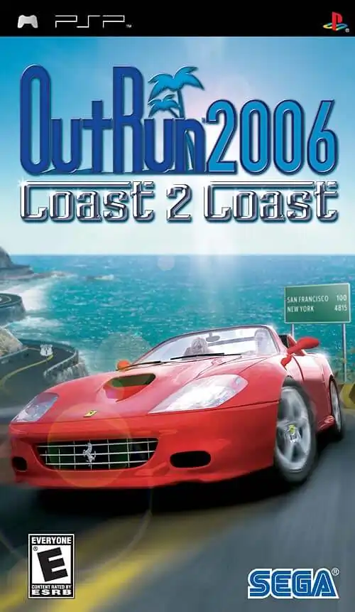 OutRun 2006 – Coast 2 Coast PSP Cover