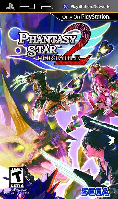Phantasy Star Portable 2 PSP Cover