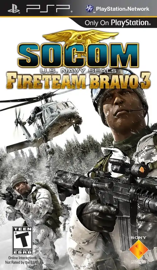 SOCOM – U.S. Navy SEALs Fireteam Bravo 3 PSP Cover