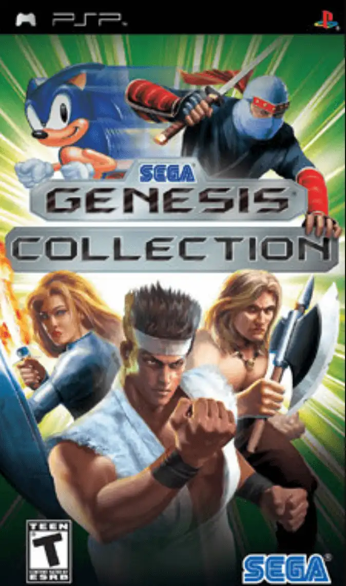 Sega Genesis Collection PSP Cover
