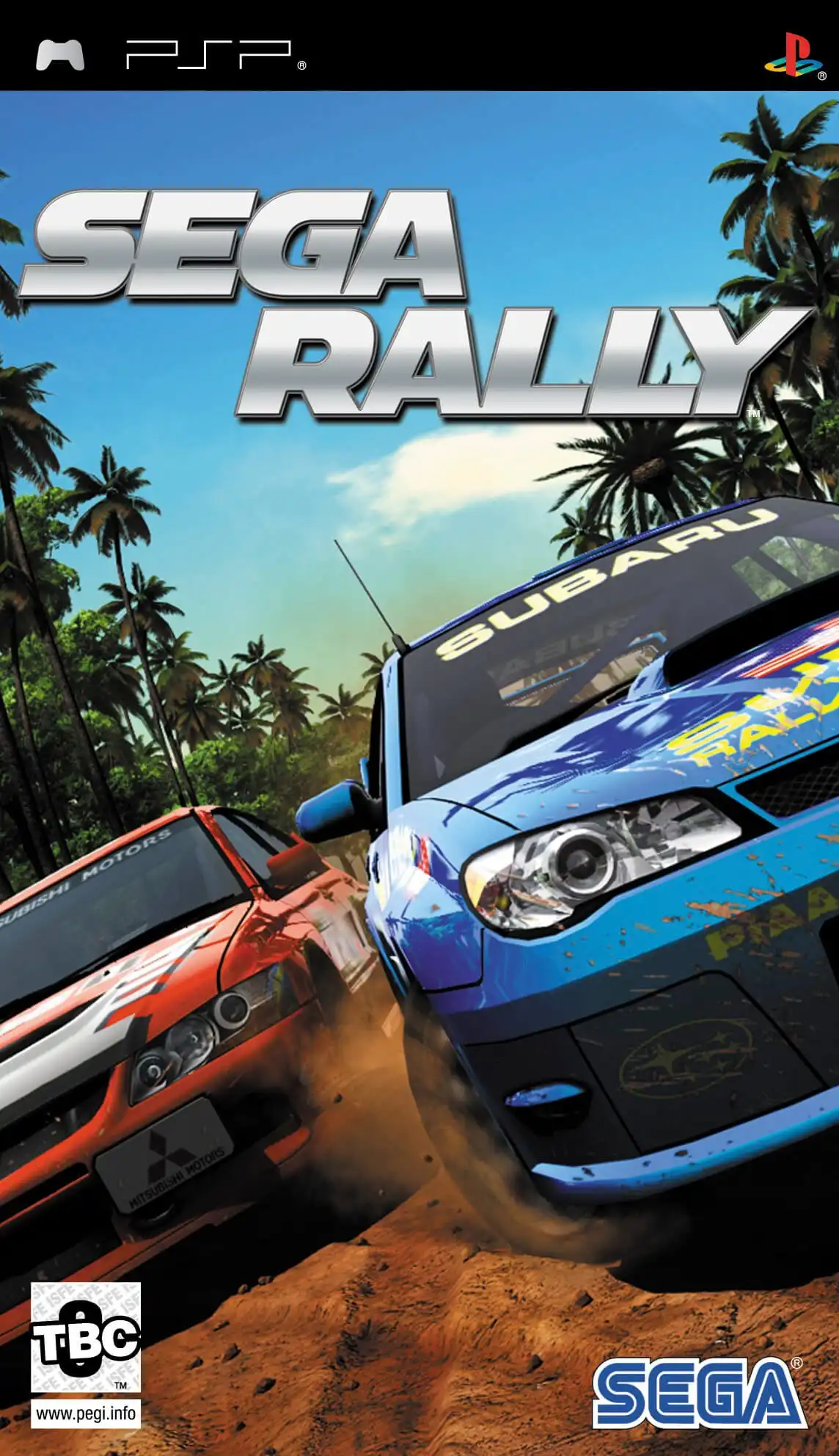 Sega Rally Revo PSP Cover