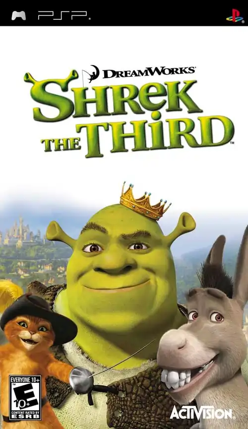Shrek the Third PSP Cover