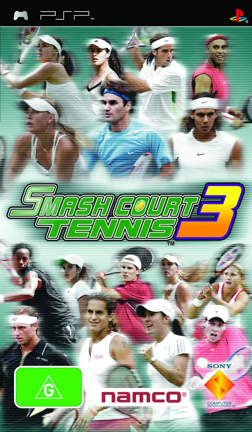 Smash Court Tennis 3 PSP Cover