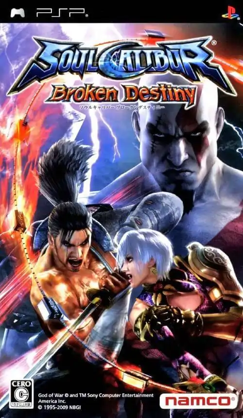 SoulCalibur Broken Destiny PSP Cover