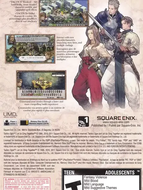 Tactics Ogre – Let Us Cling Together