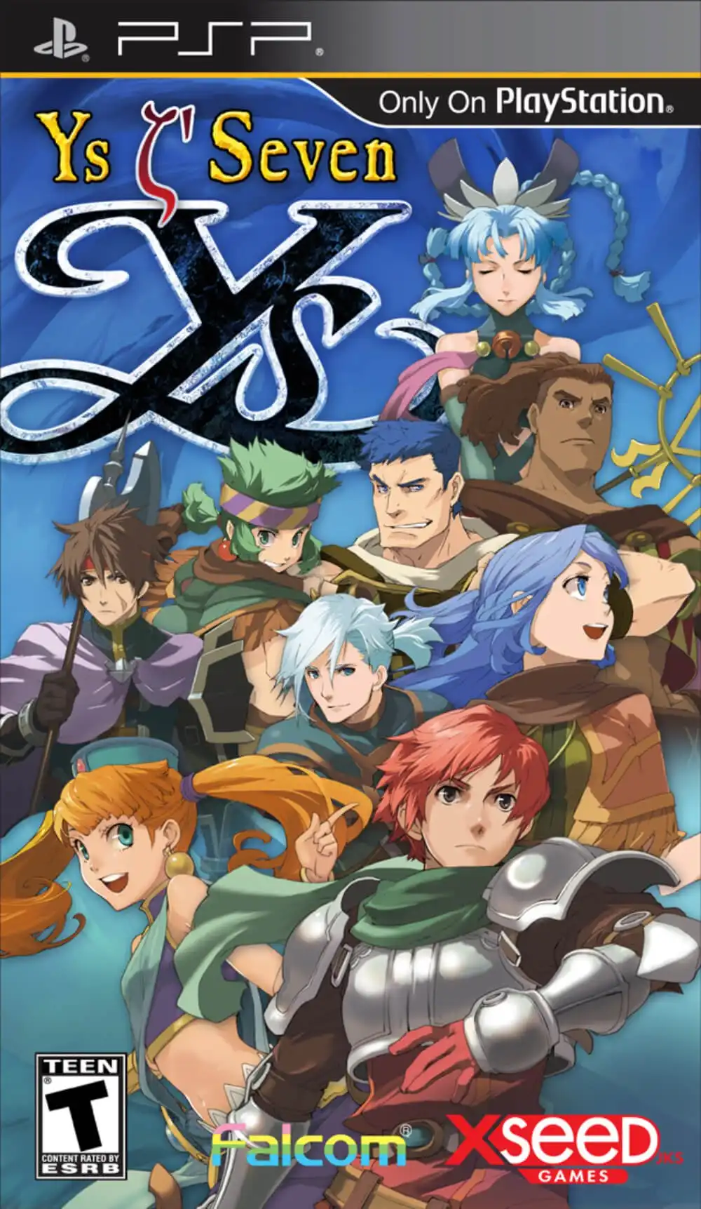 Ys Seven PSP Cover
