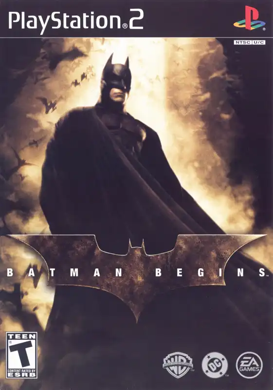 Batman Begins PS2 Cover