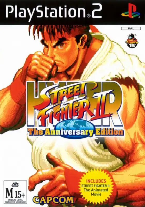 Hyper Street Fighter II PS2 Cover