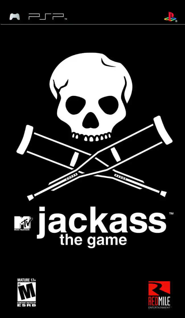 Jackass the Game PSP Cover