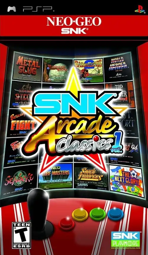 SNK Arcade Classics Volume PSP Cover