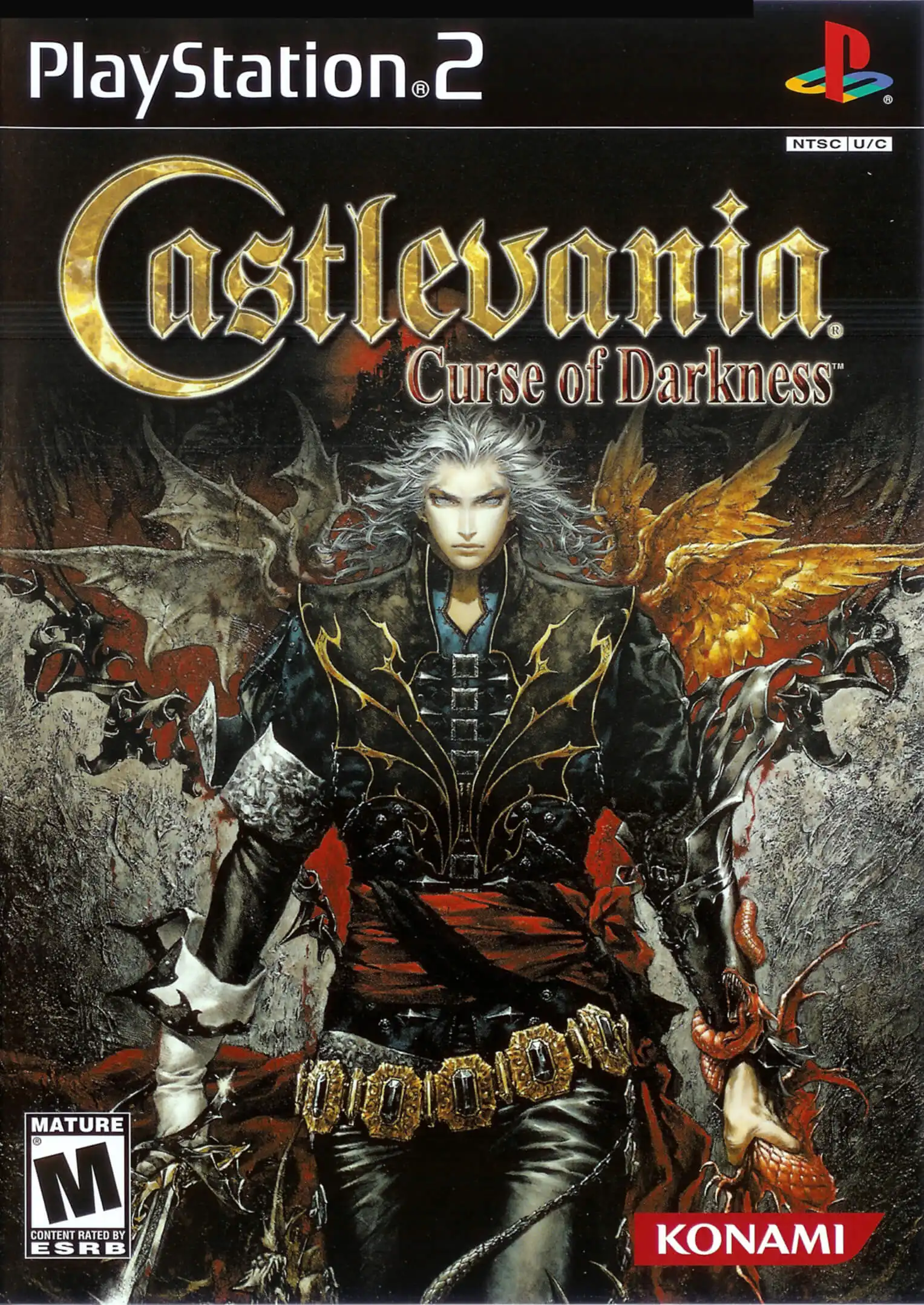Castlevania: Curse of Darkness PS2 Cover