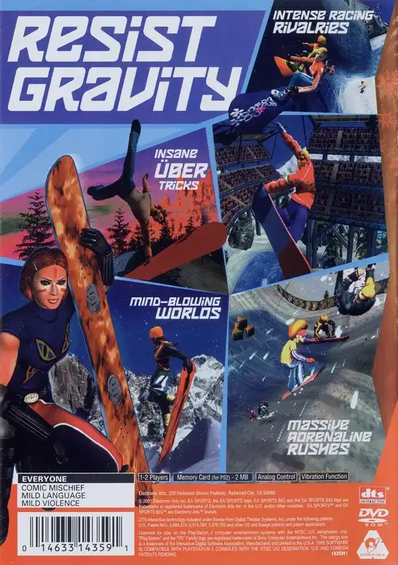 SSX Tricky PS2 Cover