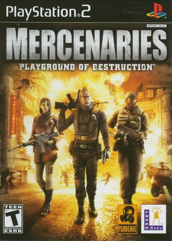 Mercenaries – Playground of Destruction PS2 Cover