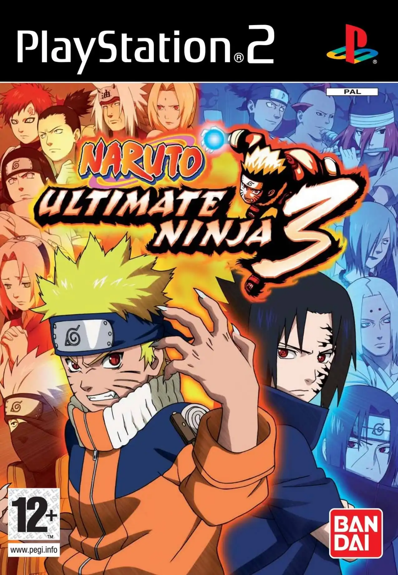 Naruto – Narutimate Hero 3 PS2 Cover