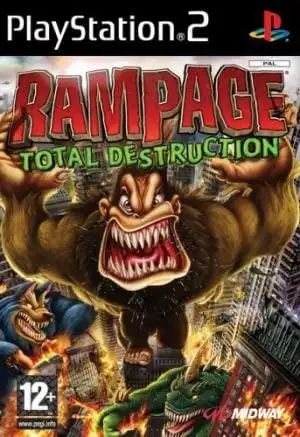 Rampage – Total Destruction PS2 Cover