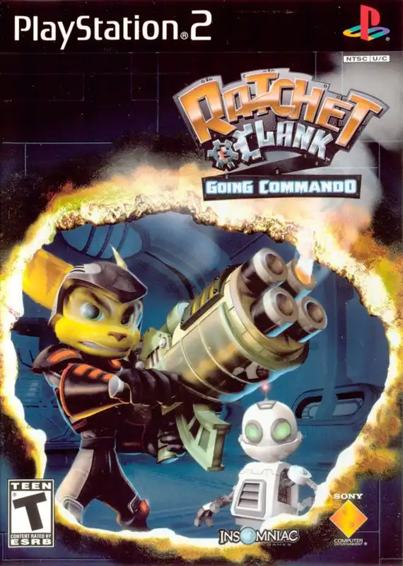Ratchet & Clank – Going Commando PS2 Cover