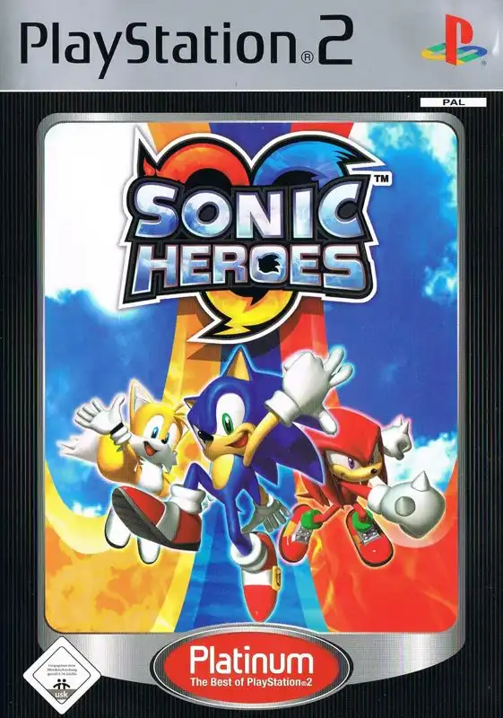 Sonic Heroes PS2 Cover