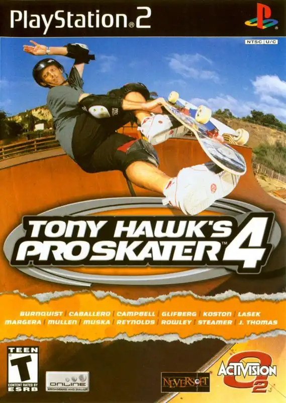 Tony Hawk’s Pro Skater 4 PS2 Cover